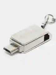 Серый флешка USB, флеш-накопитель объемом 64 Гб