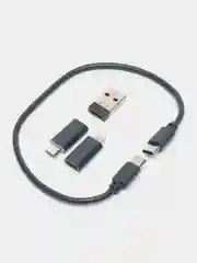 Набор для зарядки телефона 3 в 1, универсальный, с разъёмами lightning MicroUSB Type-c