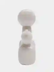 Белый подвеска "Собачка шарик"