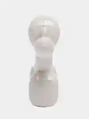 Белый подвеска "Собачка шарик"