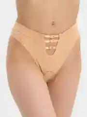 Бежевый комплект белья
