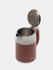 Чайник электрический Sakura SA-2168WBR, бело-молочный шоколад, двухслойный, 1.8 л