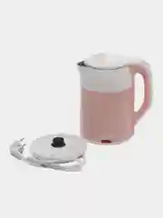 Чайник электрический Sakura SA-2168WP, бело-розовый, двухслойный, 1.8 л
