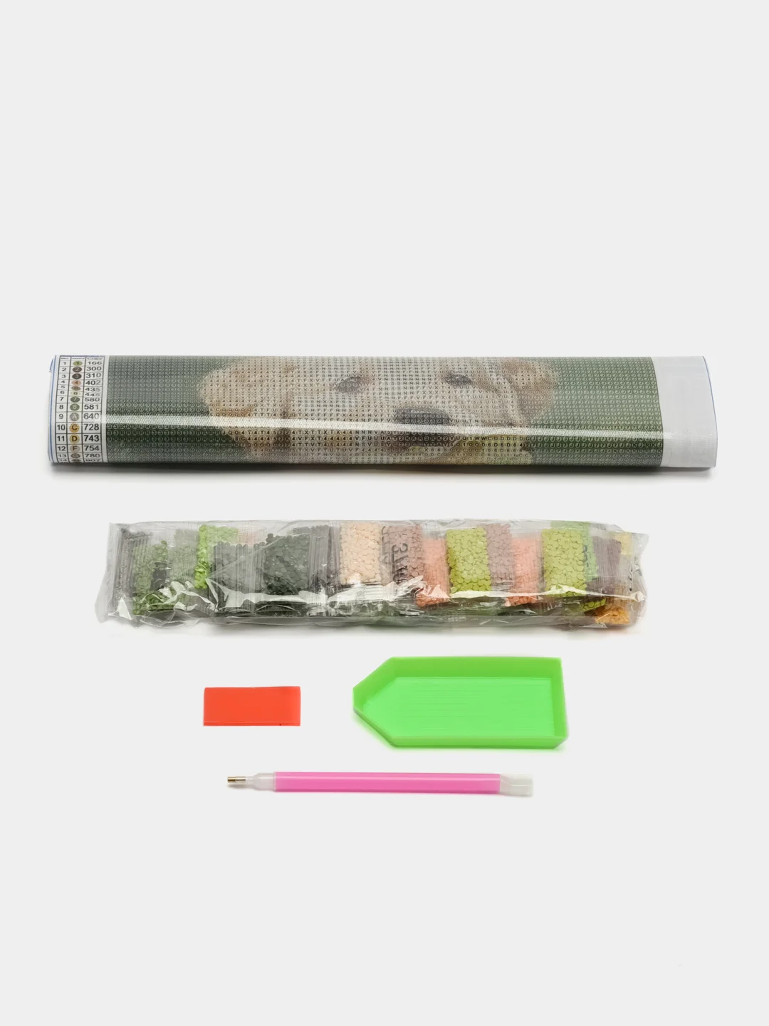 Багровый алмазная мозаика, без подрамника, 30 х 40 см