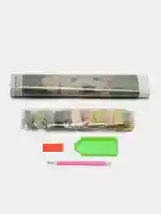 Багровый алмазная мозаика, без подрамника, 30 х 40 см