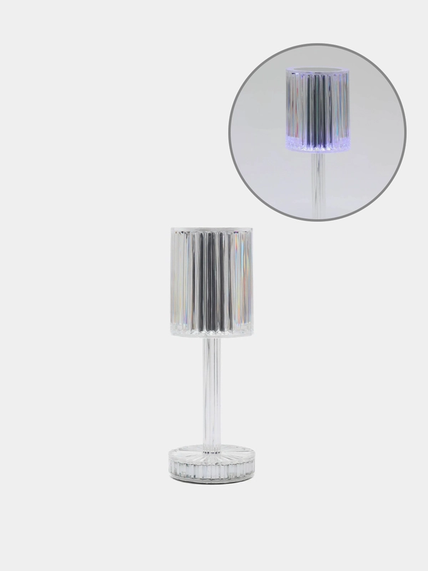 Светильник на ножке с пультом Crystal Table Lamp USB
