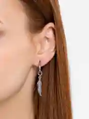 Серьги "Перья"