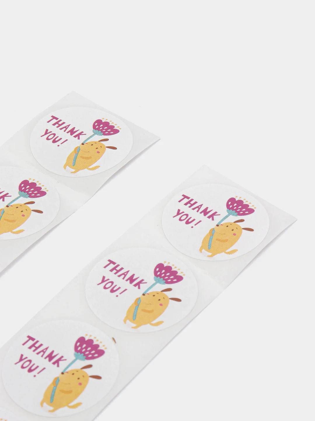 Лимонный набор наклеек с надписью "Thank you", "Спасибо"