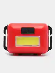 Черный походный туристический налобный фонарь на батарейках HeadLamp 10W COB