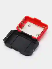 Черный походный туристический налобный фонарь на батарейках HeadLamp 10W COB