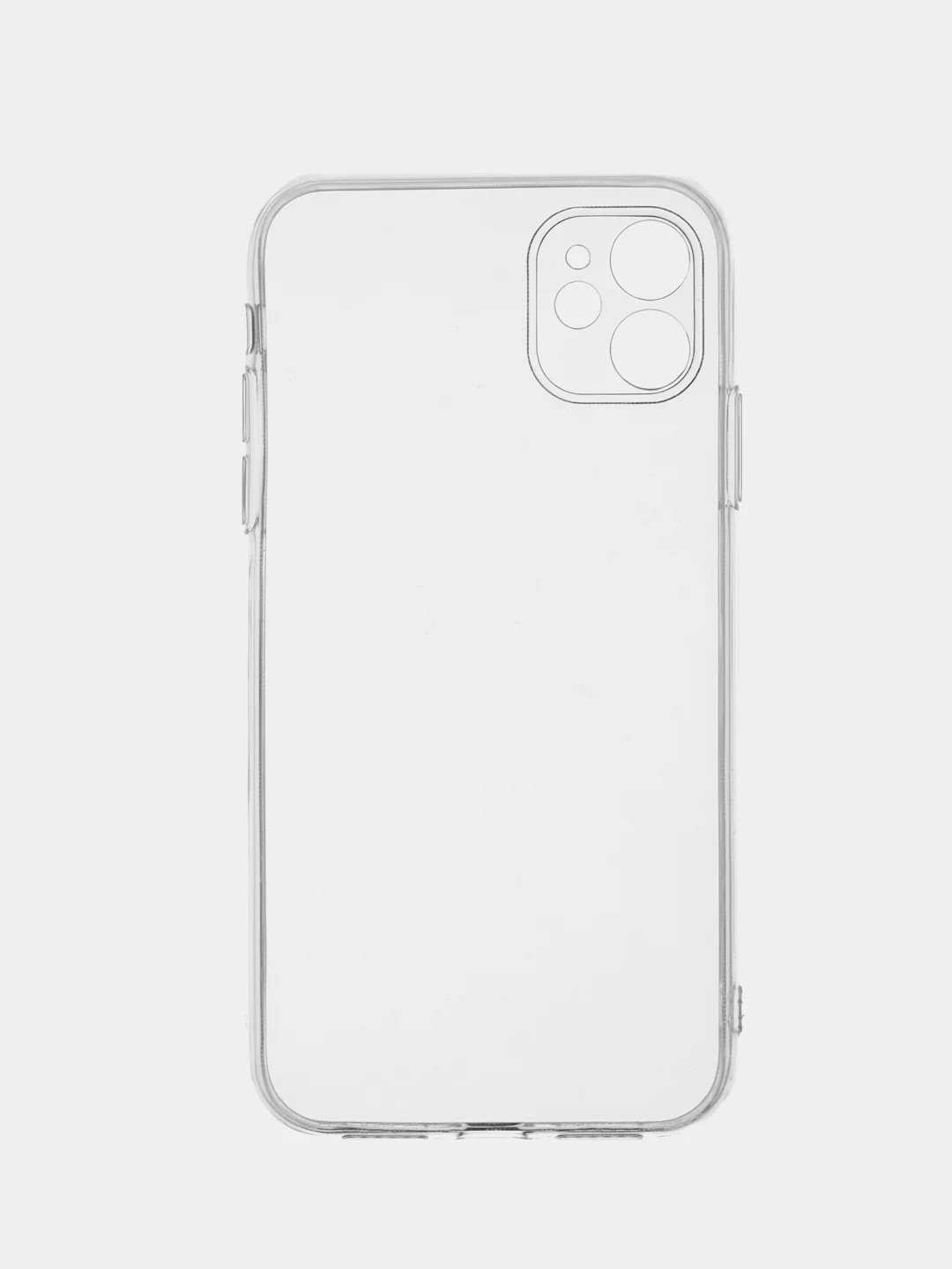 Прозрачный чехол на iPhone 11, защитный, противоударный бампер на Айфон 11