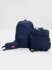 Синий рюкзак школьный, подростковый , в институт, портфель "InStyle", комплект 3 в 1