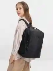 Черный рюкзак школьный, подростковый , в институт, портфель "InStyle", комплект 3 в 1