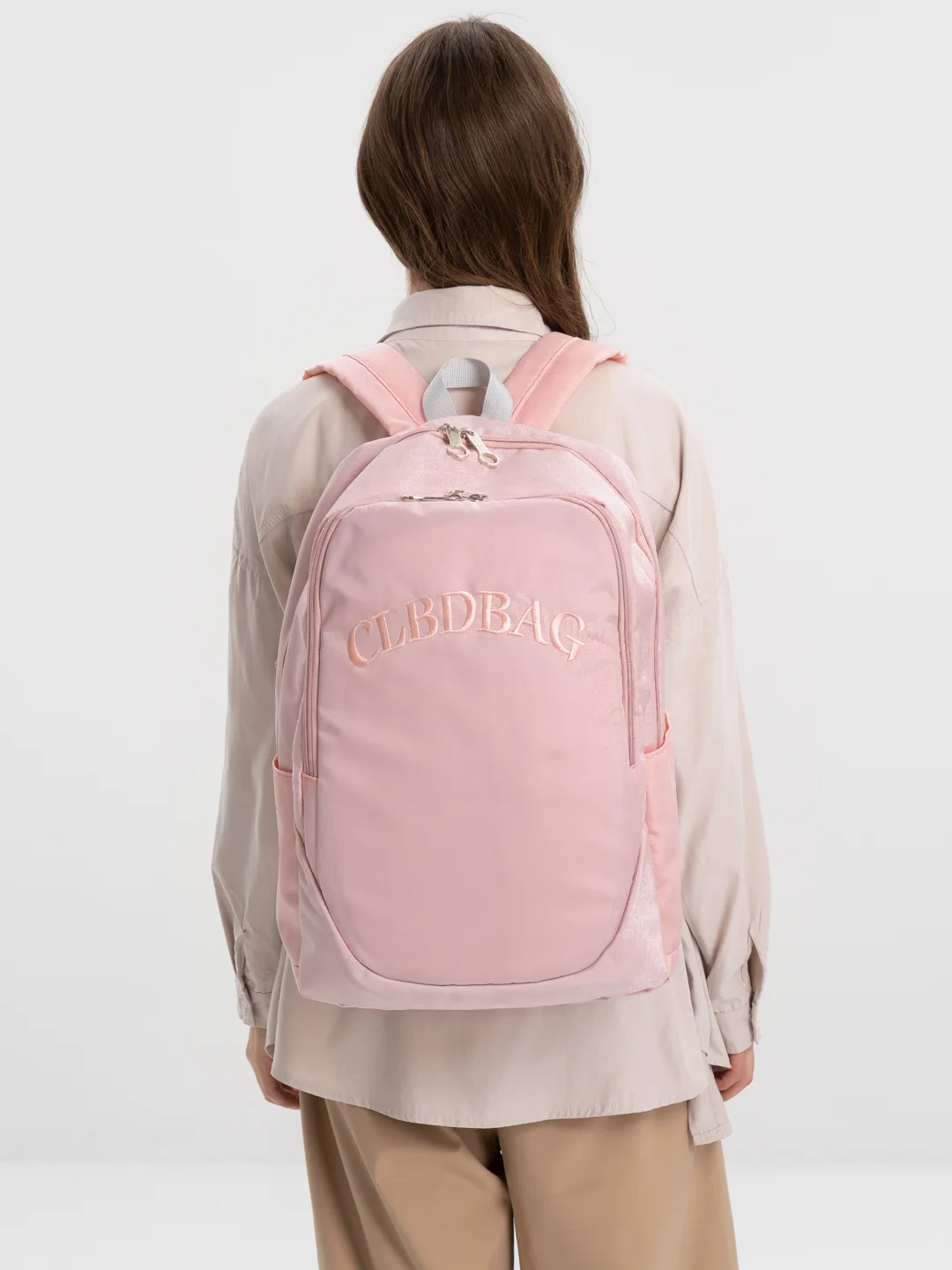 Розовый рюкзак школьный, подростковый , в институт, портфель "InStyle", комплект 3 в 1