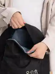 Черный рюкзак унивесальный, школьный, студенческий, женский