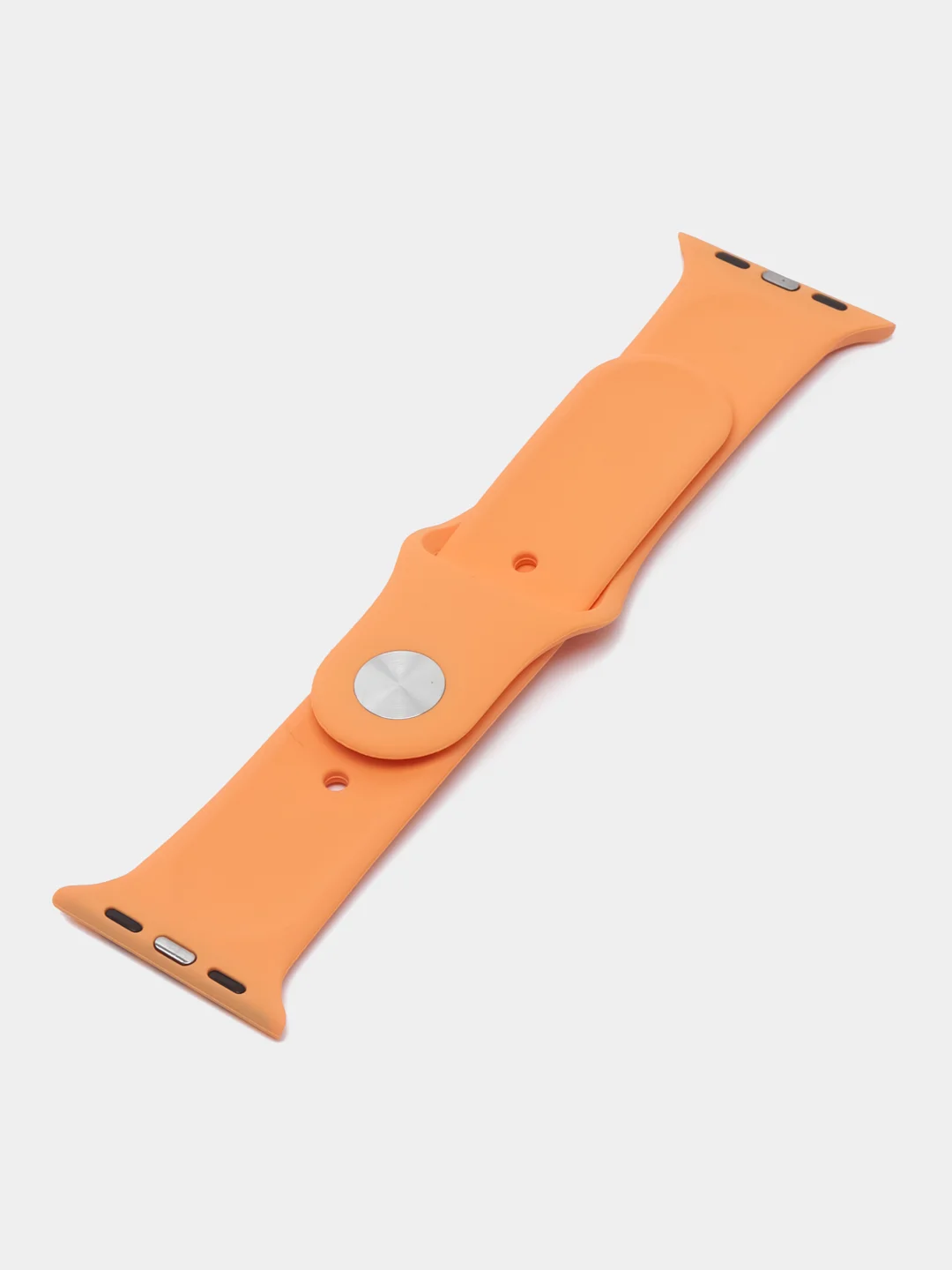 Оранжевый силиконовый ремешок для Apple Watch