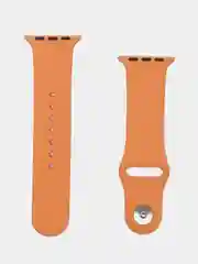 Оранжевый силиконовый ремешок для Apple Watch