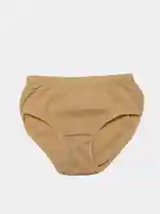 Бежевый трусы женские, в рубчик