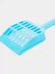 Голубой совок лопатка для кошачьего лотка, лопатка