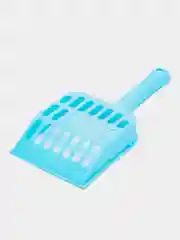 Голубой совок лопатка для кошачьего лотка, лопатка