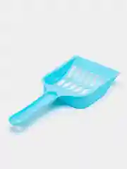 Голубой совок лопатка для кошачьего лотка, лопатка