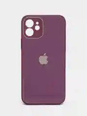 Марсала чехол для iPhone, силиконовый, со стеклянной панелью