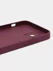 Марсала чехол для iPhone, силиконовый, со стеклянной панелью