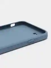 Небесно-голубой чехол для iPhone, силиконовый, со стеклянной панелью