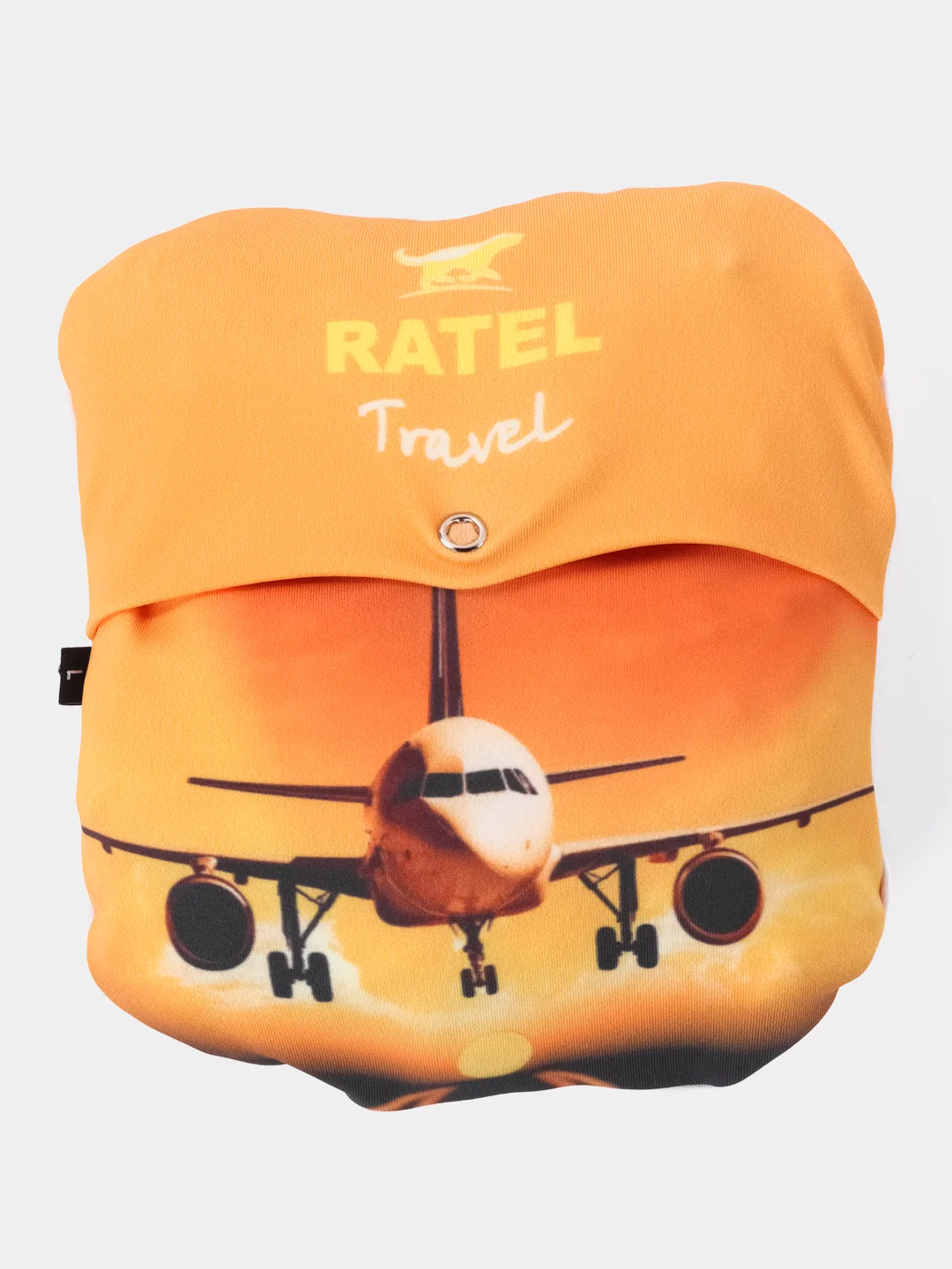 Оранжевый чехол для чемодана, размер L 75 х 85 см, серия Travel, дизайн Great journey