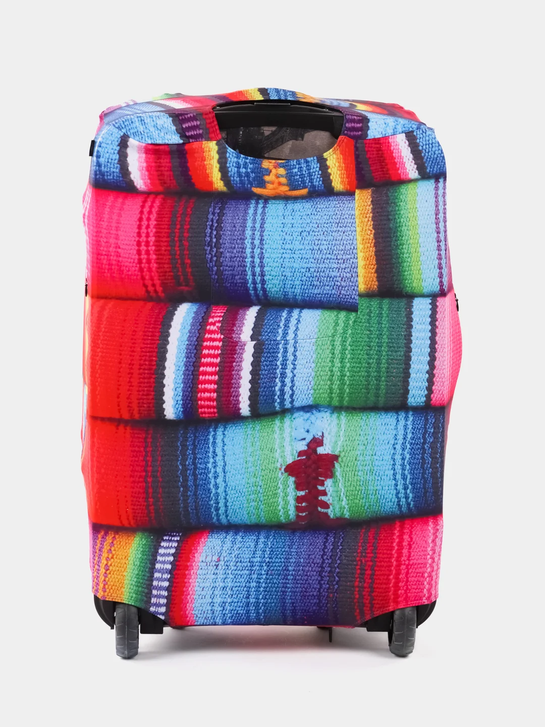 Синий чехол для чемодана, размер L, 75*85 см, серия Travel, дизайн Guatemala Paints