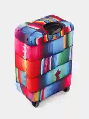 Синий чехол для чемодана, размер L, 75*85 см, серия Travel, дизайн Guatemala Paints