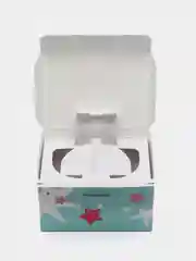 Белый подарочная коробка с конфетти / вау коробка для девушек, женщин