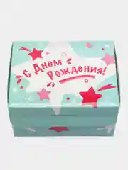Белый подарочная коробка с конфетти / вау коробка для девушек, женщин