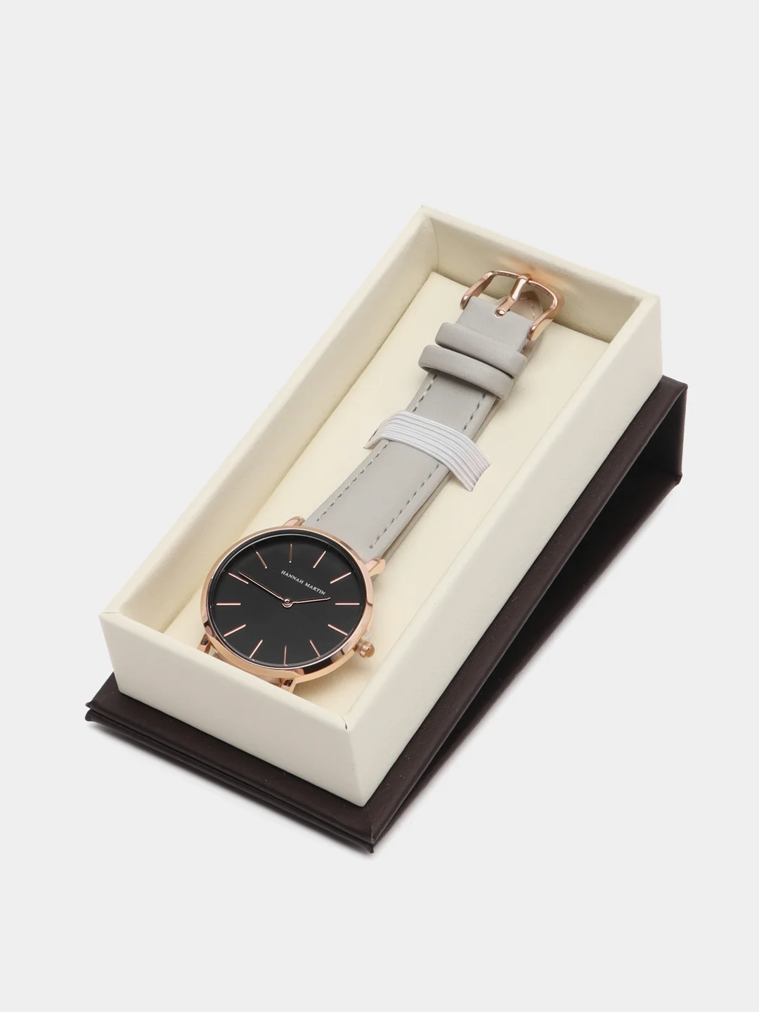 Серый женские наручные часы Hannah Martin HM1120 в подарочной упаковке