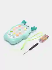Бирюзовый музыкальный телефон для малышей, телефон детский