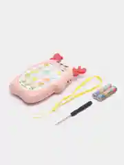 Розовый музыкальный телефон для малышей, телефон детский