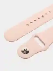 Пудровый ремешок для Apple Watch 3, 4, 5, 6, SE, 7, 8, ultra, силиконовый