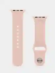 Пудровый ремешок для Apple Watch 3, 4, 5, 6, SE, 7, 8, ultra, силиконовый