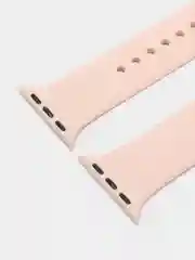 Пудровый ремешок для Apple Watch 3, 4, 5, 6, SE, 7, 8, ultra, силиконовый