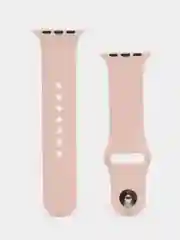 Пудровый ремешок для Apple Watch 3, 4, 5, 6, SE, 7, 8, ultra, силиконовый