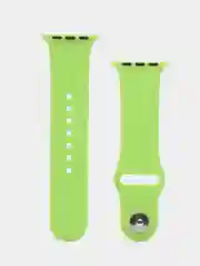 Салатовый ремешок для Apple Watch 3, 4, 5, 6, SE, 7, 8, ultra, силиконовый