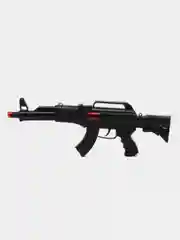 Хром игрушечный автомат-трещотка, пистолет для мальчика. Работает без батареек