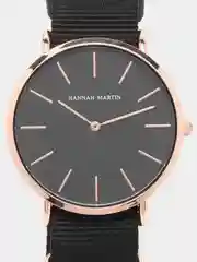 Черный мужские наручные часы Hannah Martin HM3320, в подарочной упаковке