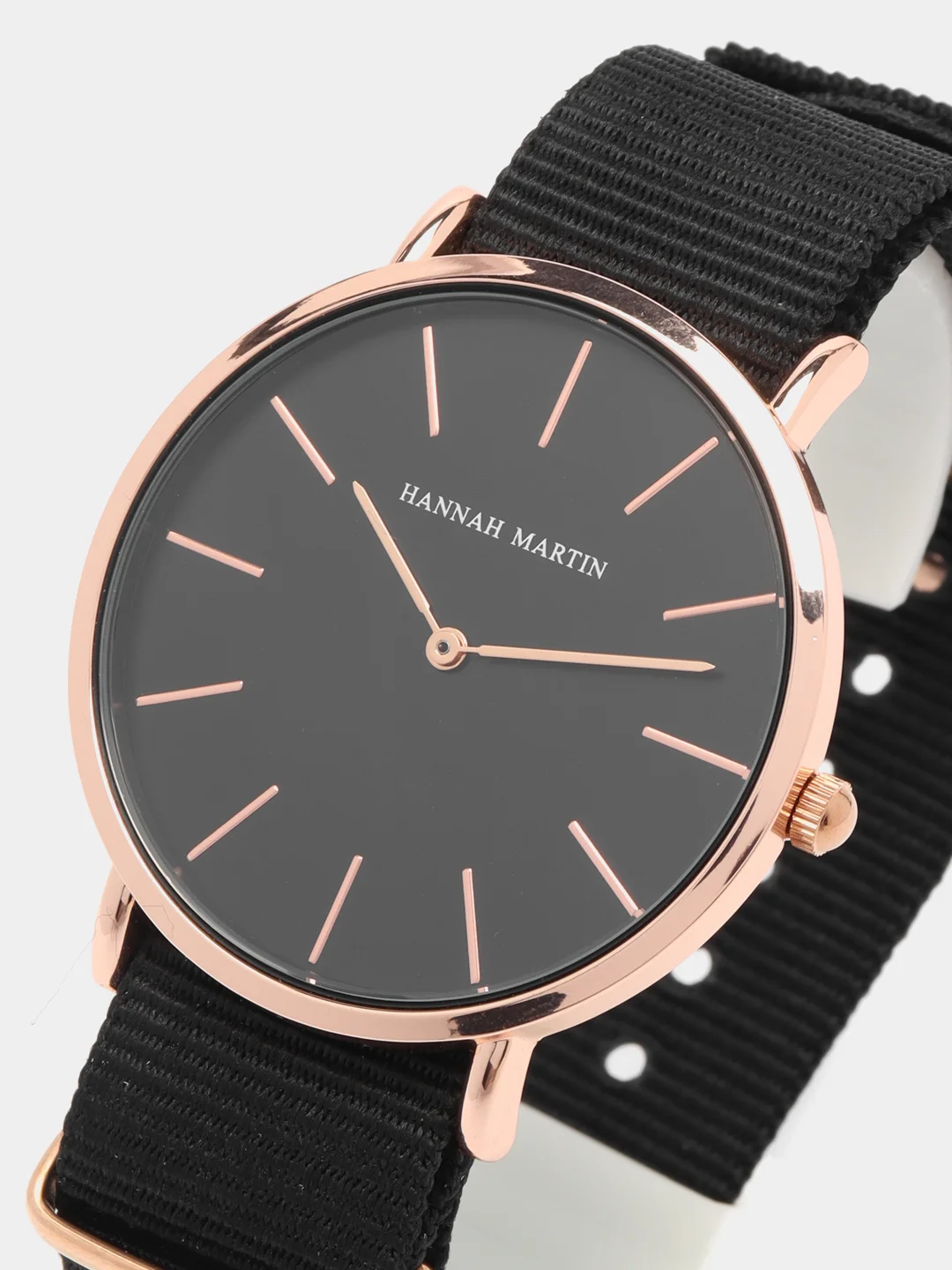 Черный мужские наручные часы Hannah Martin HM3320, в подарочной упаковке