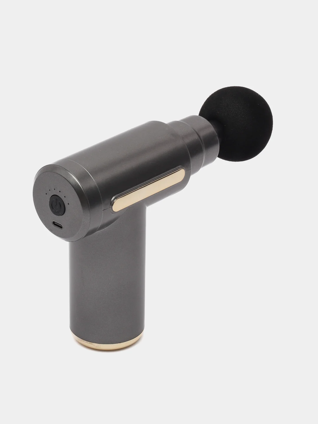 Серый мышечный массажер для тела Fascial Gun, перкуссионный, фасциальный