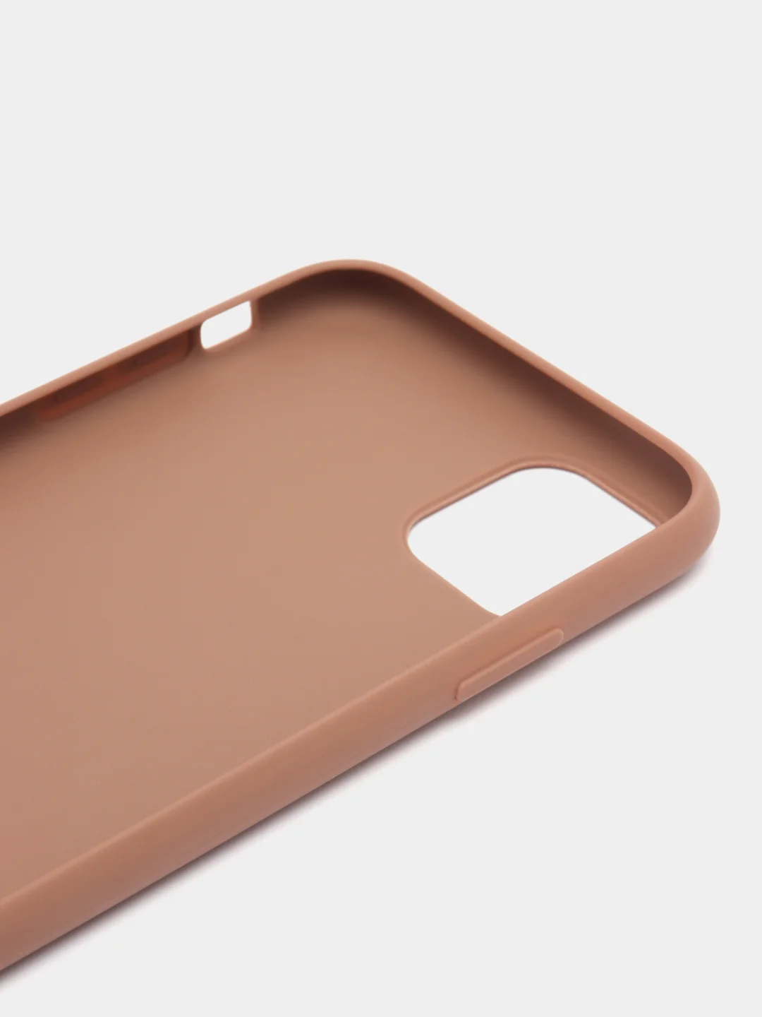 Коричневый чехол на iPhone 11, защитный, противоударный бампер на Айфон 11