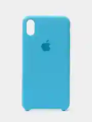 Голубой чехол силиконовый на iPhone XS Max, 11 Pro, 11 Pro Max, 12 Mini, 12 Pro Max, 13 Mini