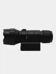 Серый меланж пистолет игрушечный перезаряжаемый Glock с глушителем, оружие, подарок на 23 февраля