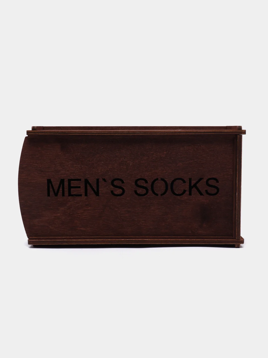Набор носков, 7 пар в подарочном боксе из дерева с гравировкой Man*s socks