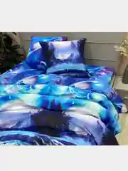 Постельное белье, 1,5 сп, 2 спальное, евро, семейный, бязь ivSubelIa "Вселенная", 70 x 70